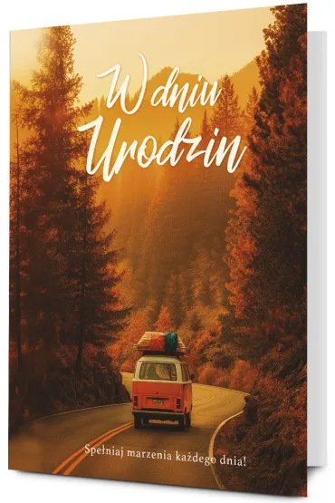 Pan Dragon Karnet B6 Urodziny m�skie - bus K.B6-2050