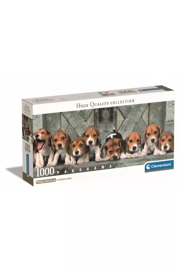 Puzzle 1000 el. Panorama - Beagles Clementoni