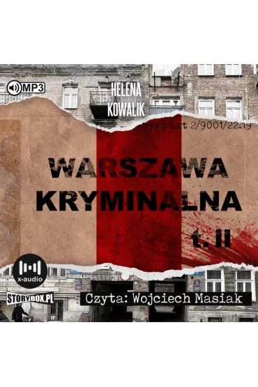 Audiobook Warszawa kryminalna. Tom 2 CD - Helena Kowalik