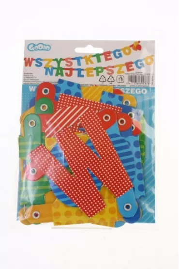 Godan Girlanda papierowa Wszystkiego najlepszego