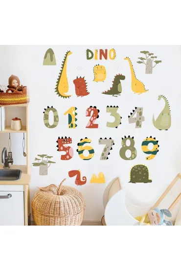 Naklejki na �cian� do pokoju dziecka dino