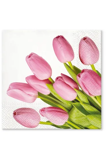Paw Serwetki Tulipany 33x33 cm