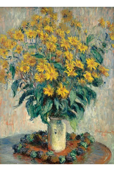 Puzzle 1000 el. Kwiat karczocha jerozolimskiego, Claude Monet Eurographics