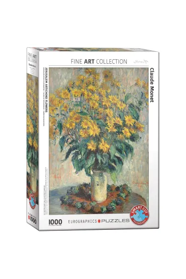 Puzzle 1000 el. Kwiat karczocha jerozolimskiego, Claude Monet Eurographics