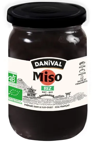 Danival Miso rice pasta z soi i ry�u 200 g Bio