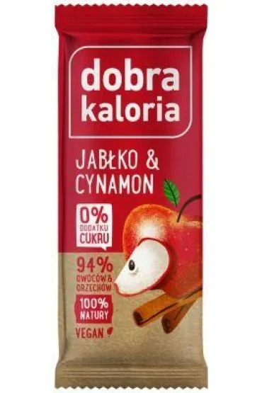 Dobra Kaloria Baton owocowy jab�ko i cynamon 35 g