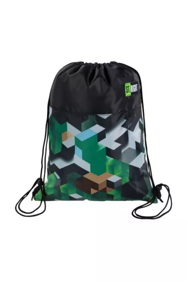 St. Majewski Worek na obuwie Green 3D Blocks