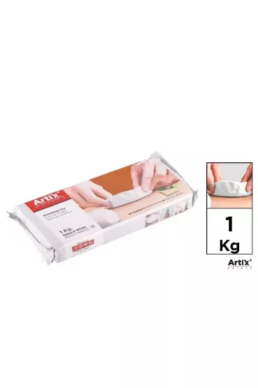 Artix Glina modelarska 1kg bia�a 1 kg