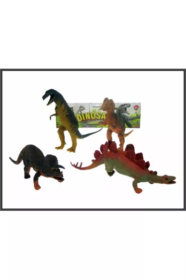 PROMO Dinozaury 4 sztuki 24cm 2078A HIPO cena za opakowanie