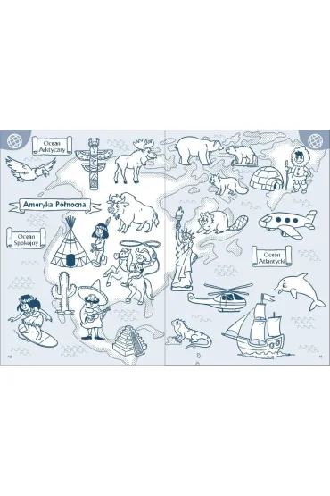Moja kolorowanka. Atlas �wiata