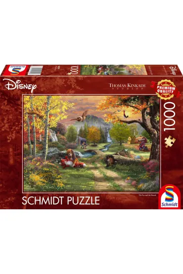Puzzle 1000 T.Kinkade PQ Lis i Pies Disney 114000 Schmidt
