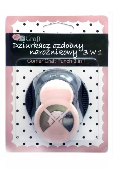 dpCraft Dziurkacz ozdobny naro�ny 3w1 serce MIX