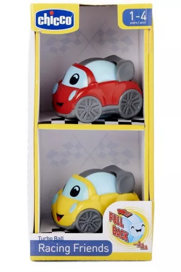 Pojazdy turbo kula przyjaciele 2 szt Chicco