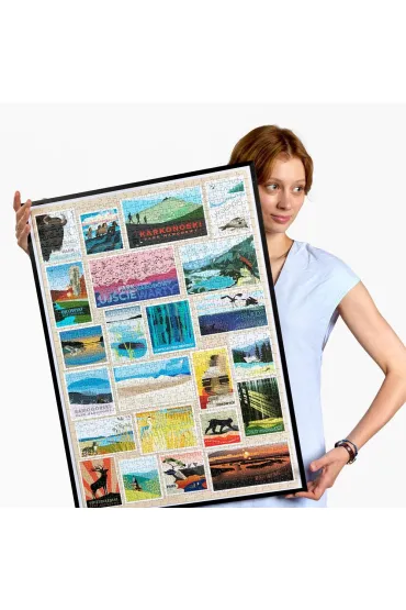 Puzzle Puzzlove CzuCzu 1000 el. Polskie Parki Narodowe Bright Junior Media