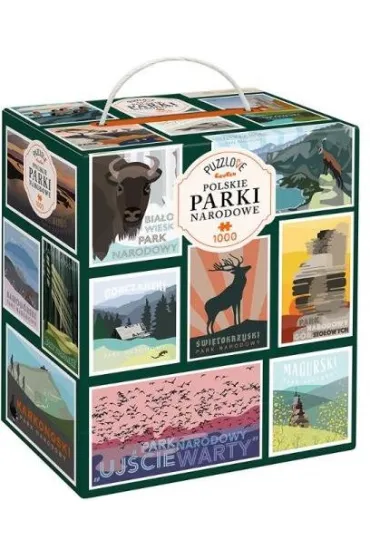 Puzzle Puzzlove CzuCzu 1000 el. Polskie Parki Narodowe Bright Junior Media