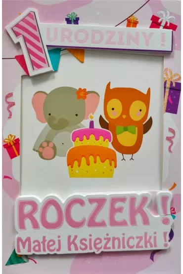 Yeku Karnet Roczek dziewczynka 6K-016