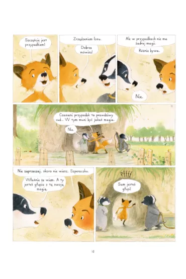 M�j pierwszy komiks 5+ Talizman. Pan Borsuk i pani Lisica. Tom 7 - Brigitte Luciani