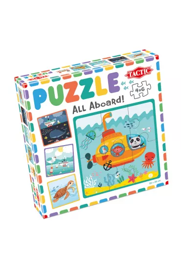 Moje pierwsze puzzle 4 x 6 el. Wszyscy na pok�ad! Tactic