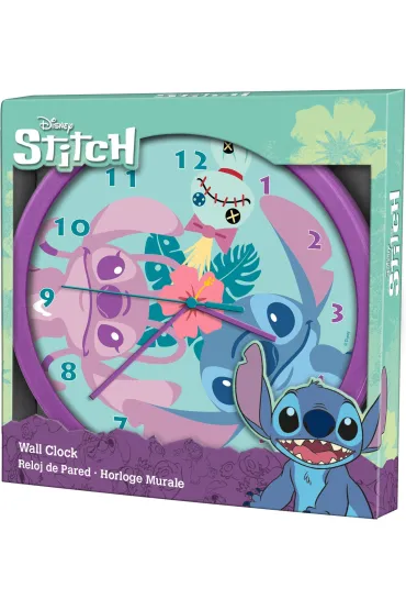 Zegar �cienny Stitch 25cm LAS3098