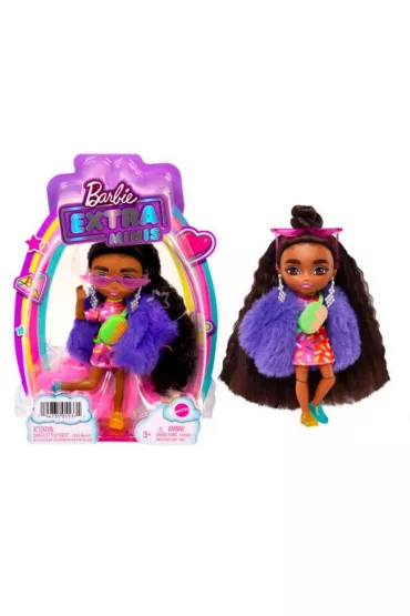 Barbie Maa lalka Lalka 1 - Sukienka wzr z posypk/Brzowe wosy HGP63 Mattel