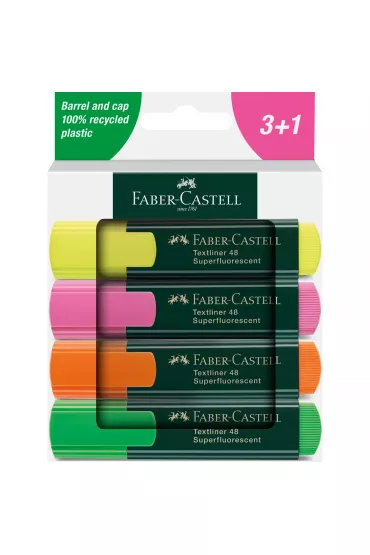 Faber-Castell Zakre�lacz neonowy 4 szt.