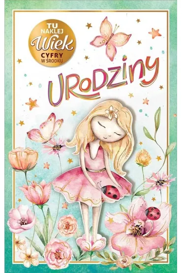 AbCard Kartka okoliczno�ciowa Urodziny (wymienne cyfry)