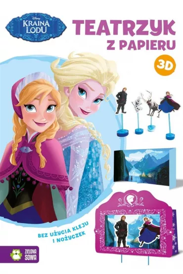 Teatrzyk z papieru 3D. Kraina Lodu