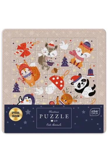 Puzzle w ramce  49 element�w. BN Cute animals Interdruk
