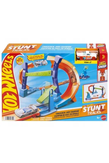 Hot Wheels. Mistrzowski skok na p�tli Tor wy�cigowy Mattel