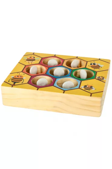 Gra edukacyjna plaster miodu pszcz�ki montessori