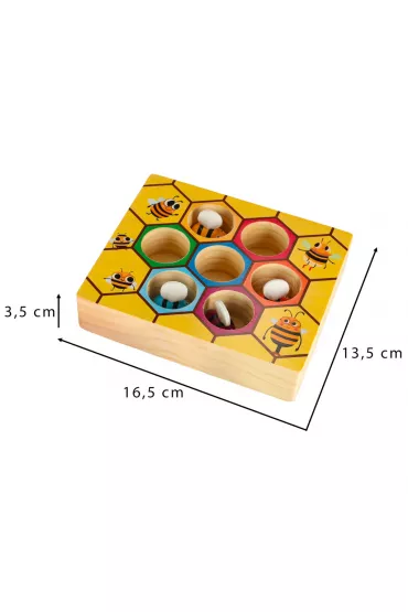 Gra edukacyjna plaster miodu pszcz�ki montessori