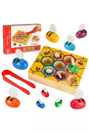 Gra edukacyjna plaster miodu pszcz�ki montessori