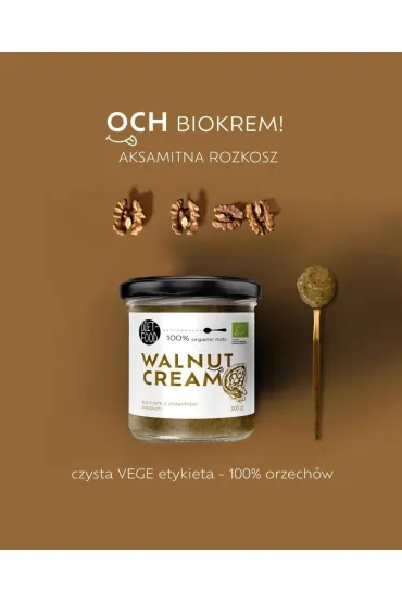 Diet-Food Krem z orzech�w w�oskich pra�onych 100 % 300 g Bio