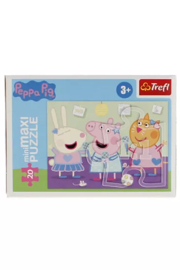 Puzzle 20 el. miniMAXI Beztrsoki dzie� Peppy 3 Trefl
