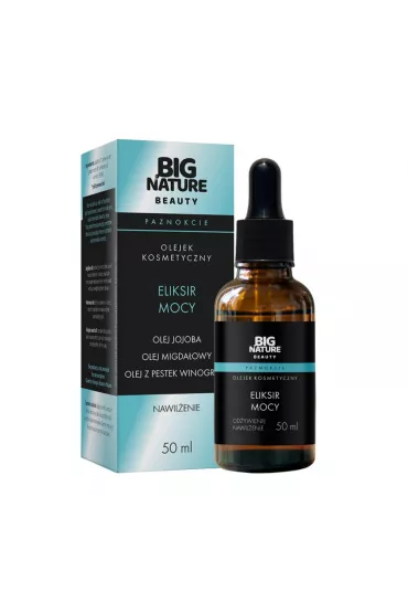 Big Nature Olejek do paznokci od�ywka Eliksir Mocy (jojoba, migda�owy, pestek, winogron) 50 ml