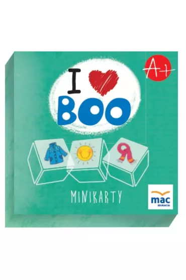 Pakiet I love Boo. J�zyk angielski. Poziom A+: Karty pracy, Wyprawka, Minikarty