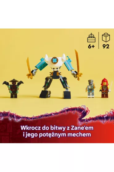 LEGO NINJAGO Mech w zbroi bojowej Zane`a 71827