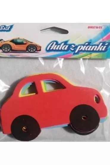 Brewis Naklejki z pianki auta 8 szt.