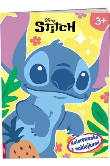 Stitch. Kolorowanka z Naklejkami