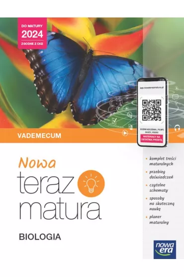Nowa Teraz matura. Biologia. Vademecum. Do matury 2024 - Barbara Januszewska-Hasiec, Joanna Koby�ecka, Joanna Stawarz, Jolanta Holeczek, Renata Stencel, Mariusz Gog�l