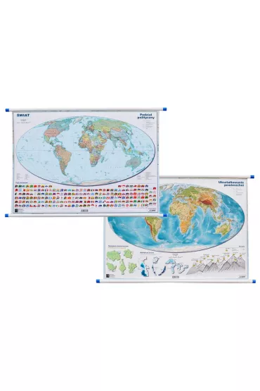 Mapa �wiata A2 Dwustronna �cienna