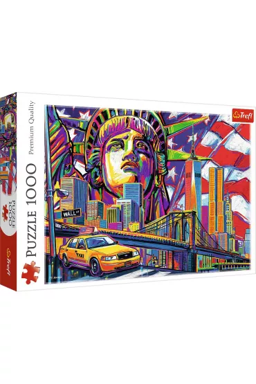 Puzzle 1000 el. Kolory Nowego Jorku Trefl