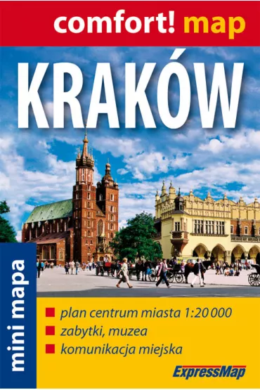 Krak�w - plan Centrum 1:20 000 (laminat, MINI), Nowy