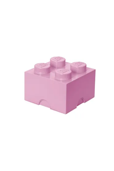 Pojemnik klocek LEGO Brick 4 Jasnor�owy