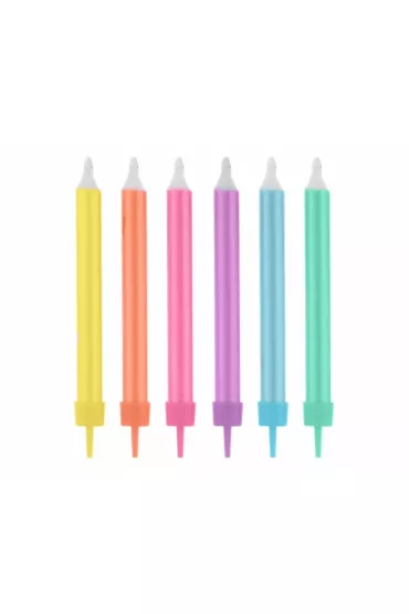 Godan �wieczki Urodzinowe Go Neon 12 szt.