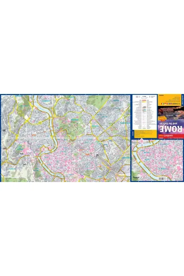 Rome and the Vatican pocked map 1:15 000 laminat midi 2023