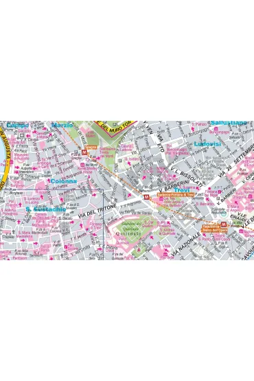 Rome and the Vatican pocked map 1:15 000 laminat midi 2023