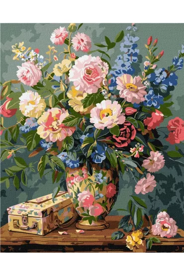 Ideyka Malowanie po numerach - Kwiatowa fantazja 40x50cm