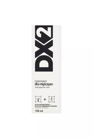 Dx2 Szampon dla mczyzn przeciwupieowy + przeciw wypadaniu wosw 150 ml