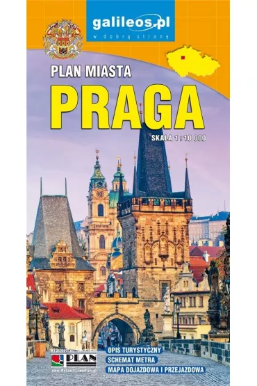 Plan miasta - Praga 1 : 10 000